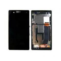 Sony Xperia Z LCD Kijelz�+�rint�k�perny� Fekete kerettel